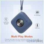 ST020 5W TWS True Wireless IPX5 Mini Portable Speaker - Blue - Image 3